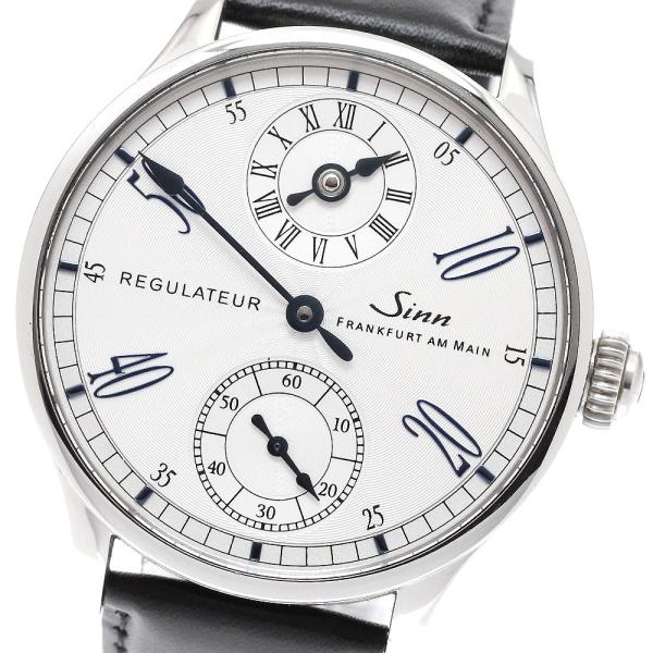 ジン Sinn 6100 レギュレーター スモールセコンド 手巻き メンズ 良品 _948513