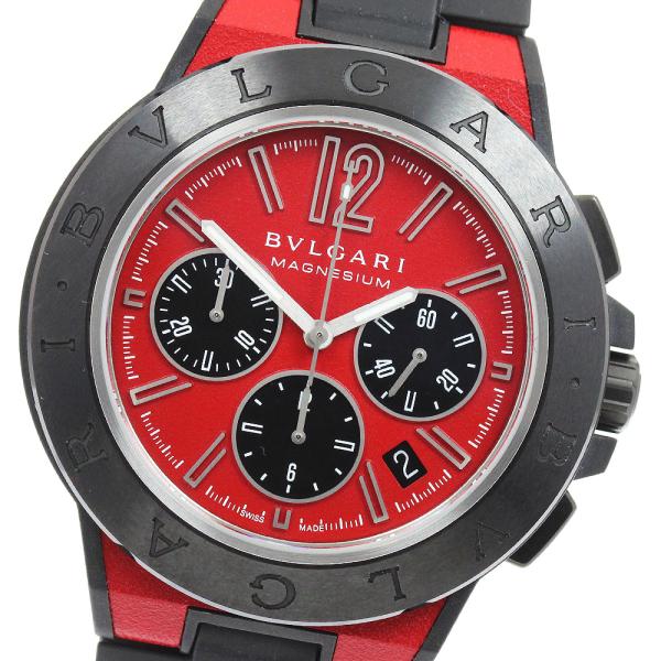 ブルガリ BVLGARI DG42SMCCH ディアゴノ マグネシウム クロノグラフ 自動巻き メン...