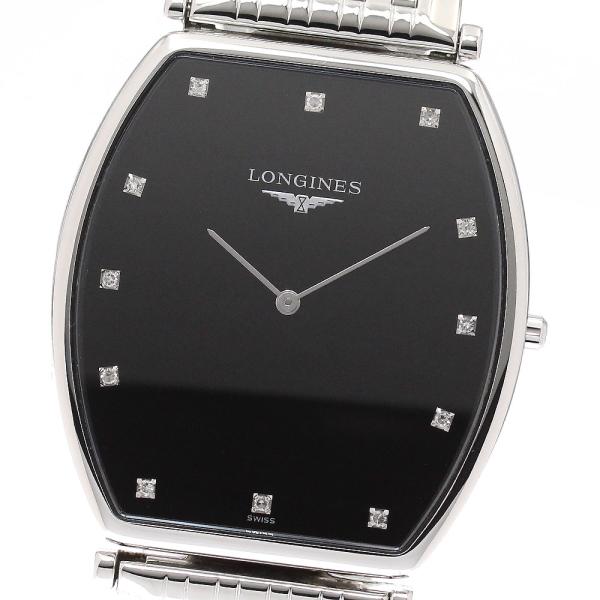 ロンジン LONGINES L4.786.4 グランドクラシック 12Pダイヤ クォーツ メンズ _...