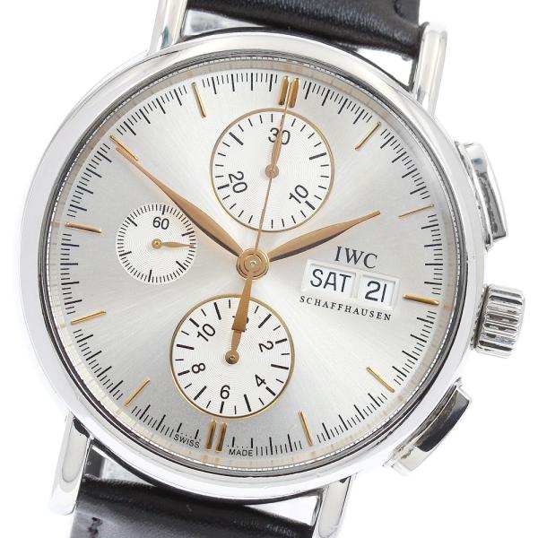 IWC IWC SCHAFFHAUSEN IW378302 ポートフィノ クロノグラフ デイデイト ...