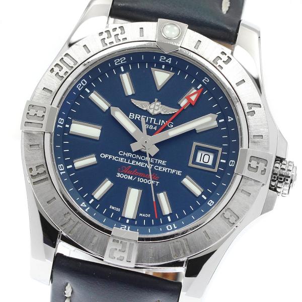 ブライトリング BREITLING A32390 アベンジャーII GMT デイト 自動巻き メンズ...