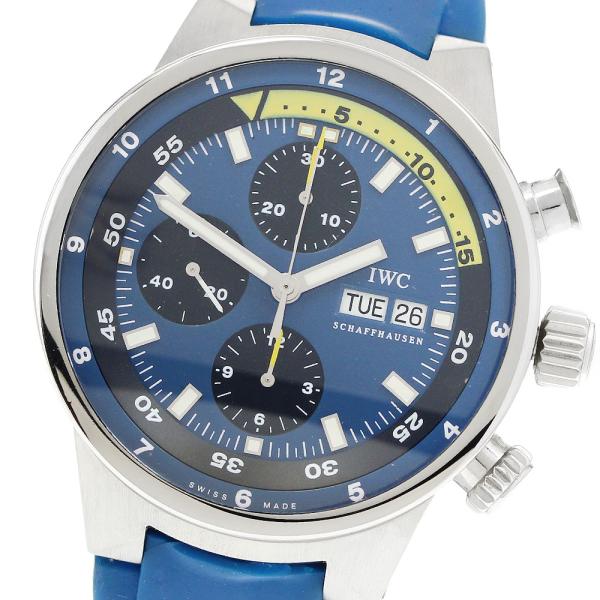 ベルト訳あり IWC SCHAFFHAUSEN IW378203 アクアタイマー クストーダイバーズ...