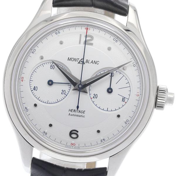 モンブラン MONTBLANC 119951 ヘリテイジ モノプッシャー クロノグラフ 自動巻き メ...