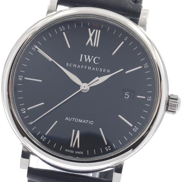 IWC IWC SCHAFFHAUSEN IW356502 ポートフィノ デイト 自動巻き メンズ ...