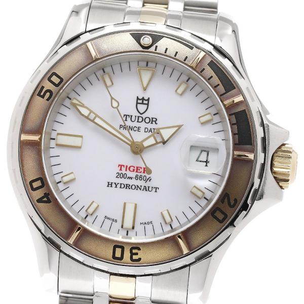チュードル TUDOR 89193P タイガー プリンスデイト ハイドロノート デイト 自動巻き メ...