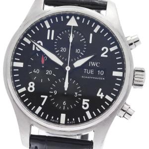 IWC IWC SCHAFFHAUSEN IW377709 パイロットウォッチ デイデイト クロノグラフ 自動巻き メンズ 保証書付き_951115