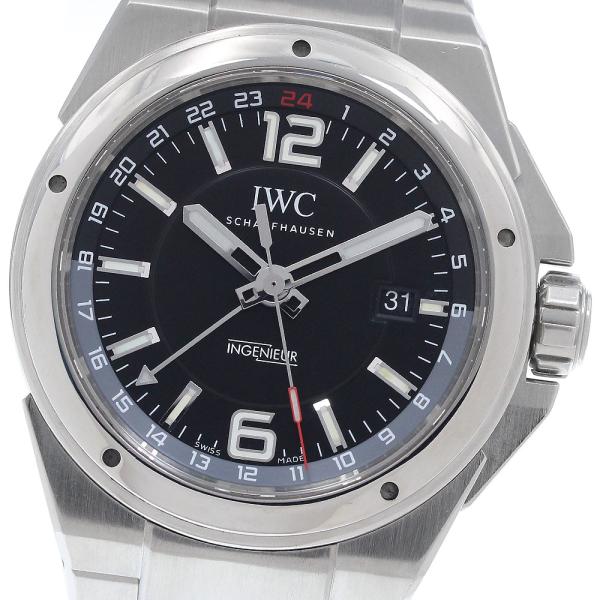 IWC SCHAFFHAUSEN IW324402 インヂュニア デュアルタイム デイト 自動巻き ...