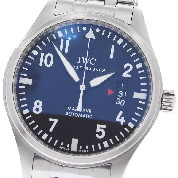 IWC SCHAFFHAUSEN IW326504 パイロットウォッチ マークXVII デイト 自動...
