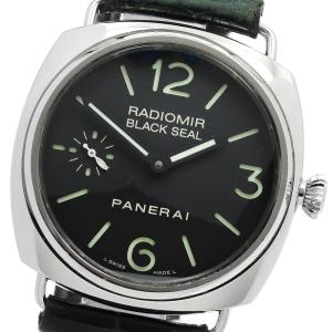 パネライ PANERAI PAM00183 ラジオミール ブラックシール スモールセコンド 手巻き メンズ 保証書付き_951932