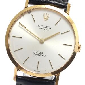 ロレックス ROLEX 4112 チェリーニ K18YG Cal.1601 手巻き メンズ 保証書付き_951967