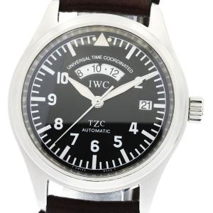 IWC IWC SCHAFFHAUSEN IW325101 フリーガー UTC デイト 自動巻き メンズ 保証書付き_953537