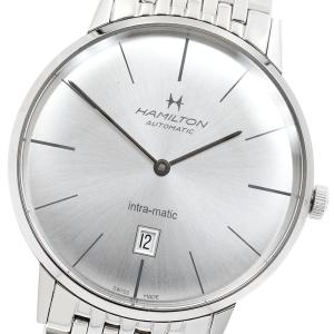 ハミルトン HAMILTON H387550 イントラマティック デイト 自動巻き メンズ 保証書付き_954240【ev10】