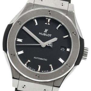 ウブロ HUBLOT 582.NX.1170.RX クラシック フュージョン デイト 自動巻き レディース 箱・保証書付き_955059