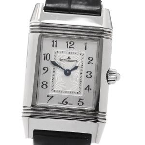 ジャガー・ルクルト JAEGER-LECOULTRE 266.8.44/Q2668412 レベルソ デュエット ダイヤベゼル 手巻き レディース 良品 保証書付き_955749
