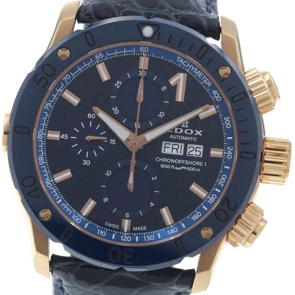 エドックス EDOX 01122 クロノオフショア 1 デイデイト クロノグラフ 自動巻き メンズ ...