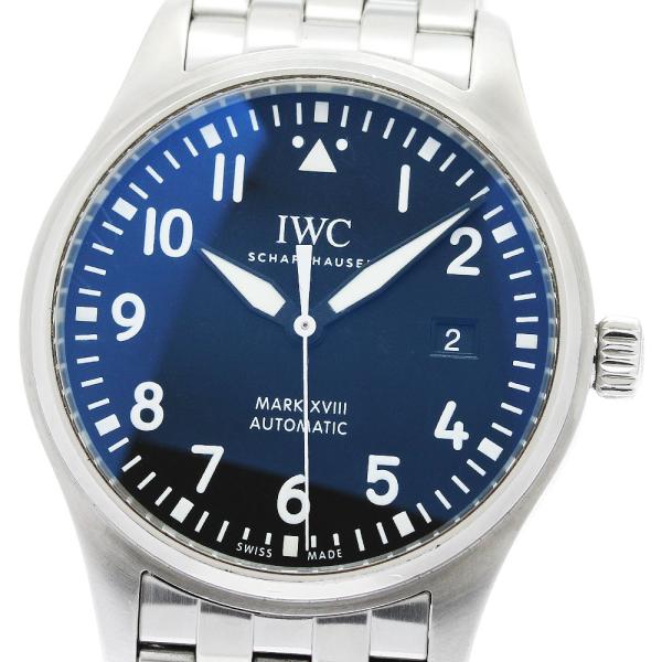 IWC SCHAFFHAUSEN IW327015 パイロットウォッチ マークXVIII デイト 自...