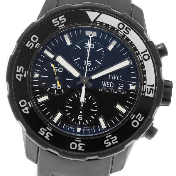 ベルト訳あり IWC IWC SCHAFFHAUSEN IW376705 アクアタイマー ガラパゴス...
