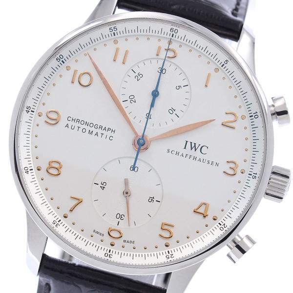 IWC SCHAFFHAUSEN IW371445 ポルトギーゼ クロノグラフ 自動巻き メンズ 美...