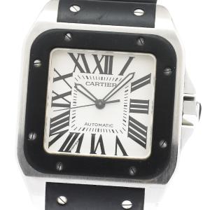 ベルト訳あり カルティエ CARTIER W20121U2 サントス100 自動巻き メンズ _956353