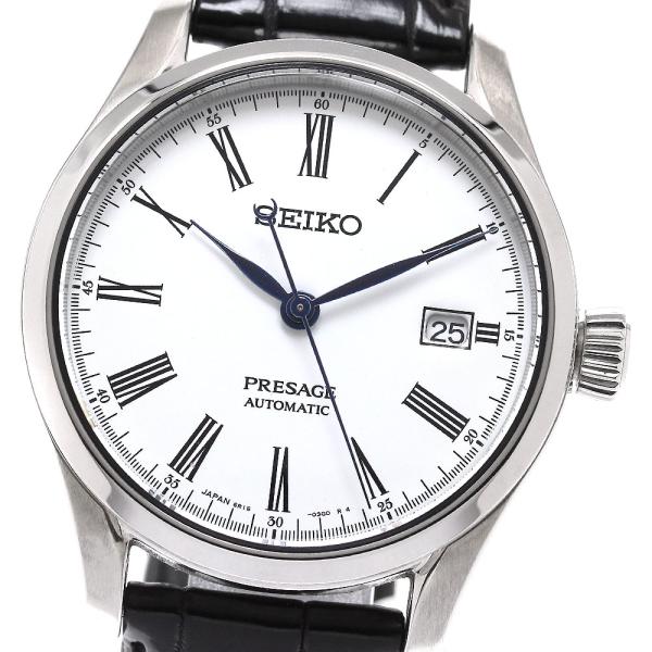 セイコー SEIKO SARX049/6R15-03V0 プレザージュ デイト 琺瑯文字盤 自動巻き...