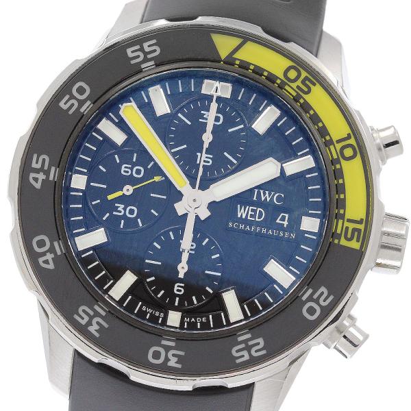 ベルト訳あり IWC SCHAFFHAUSEN IW376709 アクアタイマー クロノグラフ デイ...