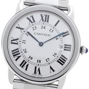 カルティエ CARTIER W6701005 ロンドソロ LM デイト クォーツ メンズ _957883
