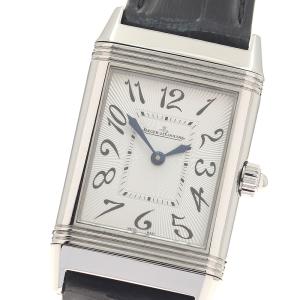 ジャガー・ルクルト JAEGER-LECOULTRE 256.8.75/Q2568403 レベルソ デュエット クラシック 手巻き レディース 良品 保証書付き_957949