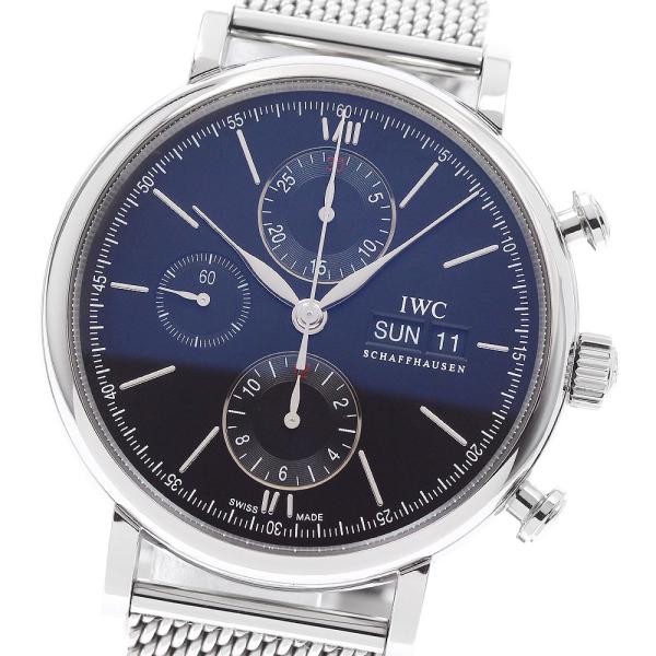 IWC IWC SCHAFFHAUSEN IW391030 ポートフィノ クロノグラフ デイデイト ...