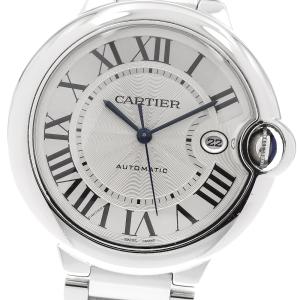 カルティエ CARTIER W69012Z4 バロンブルーLM デイト 自動巻き メンズ _958628