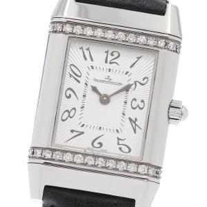 ジャガー・ルクルト JAEGER-LECOULTRE 265.8.86/Q2648440 レベルソ ダイヤベゼル 手巻き レディース 良品 保証書付き_958908