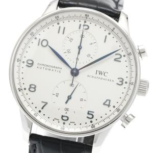 IWC SCHAFFHAUSEN IW371417 ポルトギーゼ クロノグラフ 自動巻き メンズ 保証書付き_959700