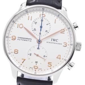 IWC IWC SCHAFFHAUSEN IW371445 ポルトギーゼ クロノグラフ 自動巻き メンズ 保証書付き_959717