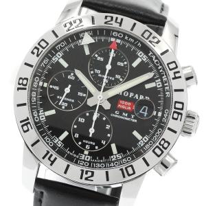 ショパール Chopard 16/8954 ミッレミリア GMT 2004年モデル クロノグラフ 自動巻き メンズ 保証書付き_959889