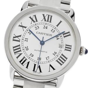 カルティエ CARTIER W6701011 ロンドソロ XL デイト 自動巻き メンズ _960201