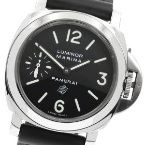 パネライ PANERAI PAM00005 ルミノールマリーナ ロゴ スモールセコンド 手巻き メンズ 保証書付き_960446