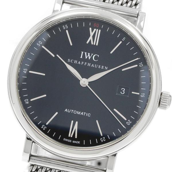 IWC IWC SCHAFFHAUSEN IW356506 ポートフィノ デイト 自動巻き メンズ ...