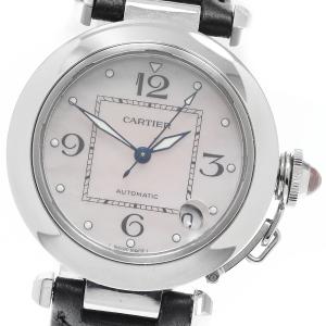 カルティエ CARTIER W3106499 パシャC 2003年 X'mas限定 デイト 自動巻き レディース 保証書付き_961204