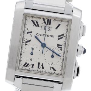 カルティエ CARTIER W51024Q3 タンクフランセーズ クロノリフレックス クォーツ メンズ _961863