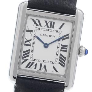 カルティエ CARTIER WSTA0030 タンクソロ クォーツ レディース 美品 _962124