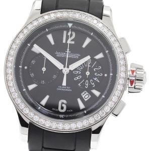 ジャガー・ルクルト JAEGER-LECOULTRE 148.8.31 マスター コンプレッサー レディ ダイヤベゼル デイト クォーツ レディース 美品 _962474