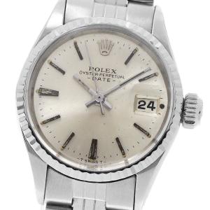 ロレックス ROLEX 6517 オイスターパーペチュアル デイト WGベゼル Cal.1161 自動巻き レディース _962755