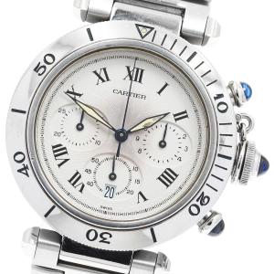 カルティエ CARTIER W31018H3 パシャ 38 クロノグラフ クォーツ メンズ _962979