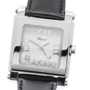 ショパール Chopard 8495 ハッピースポーツ 7Pダイヤ クォーツ レディース _963101