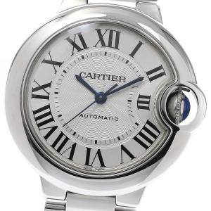 カルティエ CARTIER W6920071 バロンブルー MM 自動巻き ボーイズ 保証書付き_963155