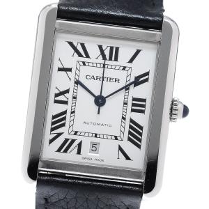 カルティエ CARTIER WSTA0029 タンクソロXL デイト 自動巻き メンズ 保証書付き_963157