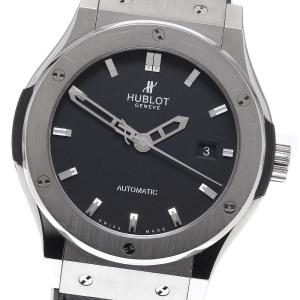 ベルト訳あり ウブロ HUBLOT 542.NX.1171.RX クラシック フュージョン チタニウム デイト 自動巻き メンズ _963194