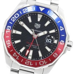 タグホイヤー TAG HEUER WAY201F.BA0927 アクアレーサー キャリバー7 GMT 自動巻き メンズ 良品 _964104