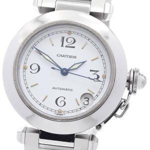 カルティエ CARTIER W31015M7 パシャC デイト 自動巻き ボーイズ 保証書付き_965056