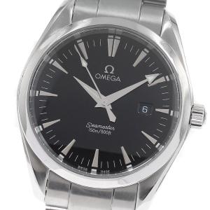 オメガ OMEGA 2517.50 シーマスター アクアテラ デイト クォーツ メンズ 保証書付き_965814