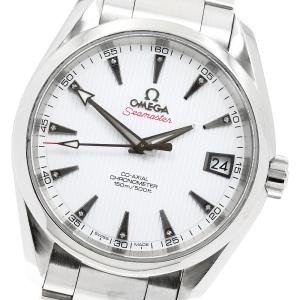 オメガ OMEGA 231.10.39.21.54.001 シーマスター アクアテラ 11Pダイヤ デイト 自動巻き メンズ 良品 _966006